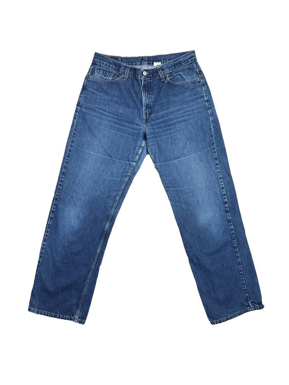 Levis 577 Jeans Misses 14 L 34x33 Lower Rise Loose Fit Blue Denim Vintage Y2K